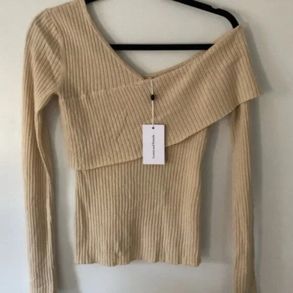 Lovers and Friends Ivory Sweater Size S - Picture 5 of 8
